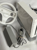 Nintendo Wii Console Bundle (White) – Tested – Sensor Bar Included – Non-Original Controller