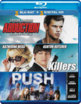 Abduction / Killers / Push 3-Movie Collection Blu-ray – Preowned