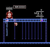 Donkey Kong Jr Math - NES LOOSE CART