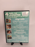 4 Movie Comedy Marathon DVD Bundle – Pure Luck, King Ralph, Ghost Dad, For Richer or Poorer (Preowned)