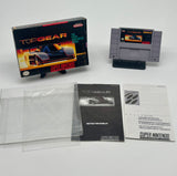 Top Gear - Super Nintendo BOX GAME AND MANUAL