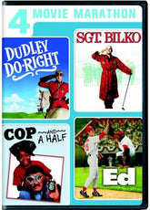 Family Comedy 4 Movie Marathon DVD – Sgt Bilko / Dudley Do-Right / Ed / Cop & A Half – DVD (Pre-Owned)
