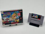 Street Racer - Super Nintendo (game and case art with rental box)