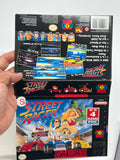 Street Racer - Super Nintendo (game and case art with rental box)