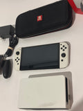 Nintendo Switch OLED Console Bundle – Complete in Box with Carrying Case – Tested