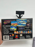 Street Racer - Super Nintendo (game and case art with rental box)