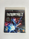 inFamous 2 (PlayStation 3 PS3, 2011) Completo con manual CIB Black Label