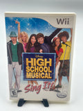 High School Musical Sing It - Wii NO MANUAL