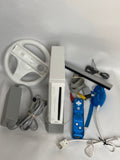 Nintendo Wii Console Bundle (White) – Tested – Sensor Bar Included – Non-Original Controller