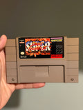 Detalle de la caja Snes de Super Street Fighter II 2 (Super Nintendo Entertainment System)