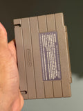 Detalle de la caja Snes de Super Street Fighter II 2 (Super Nintendo Entertainment System)
