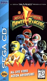 Mighty Morphin Power Rangers - Sega CD LOOSE GAME