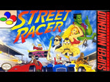 Street Racer - Super Nintendo (game and case art with rental box)