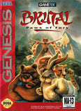 Brutal Paws of Fury - Sega Genesis CIb