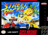Street Racer - Super Nintendo (game and case art with rental box)