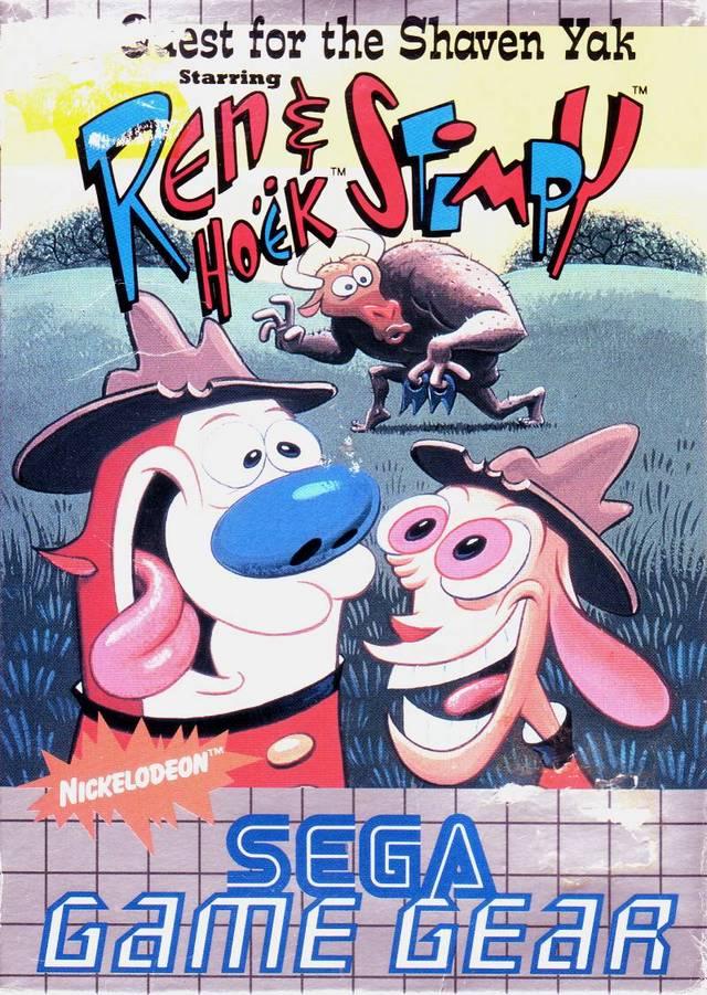 Ren & Stimpy: Quest for the Shaven Yak (Sega Game Gear) – Loose Game + Manual