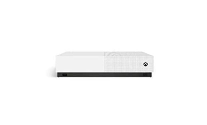 Xbox One 1TB All Digital Edition White Console Bundle + 2 Wired Controllers