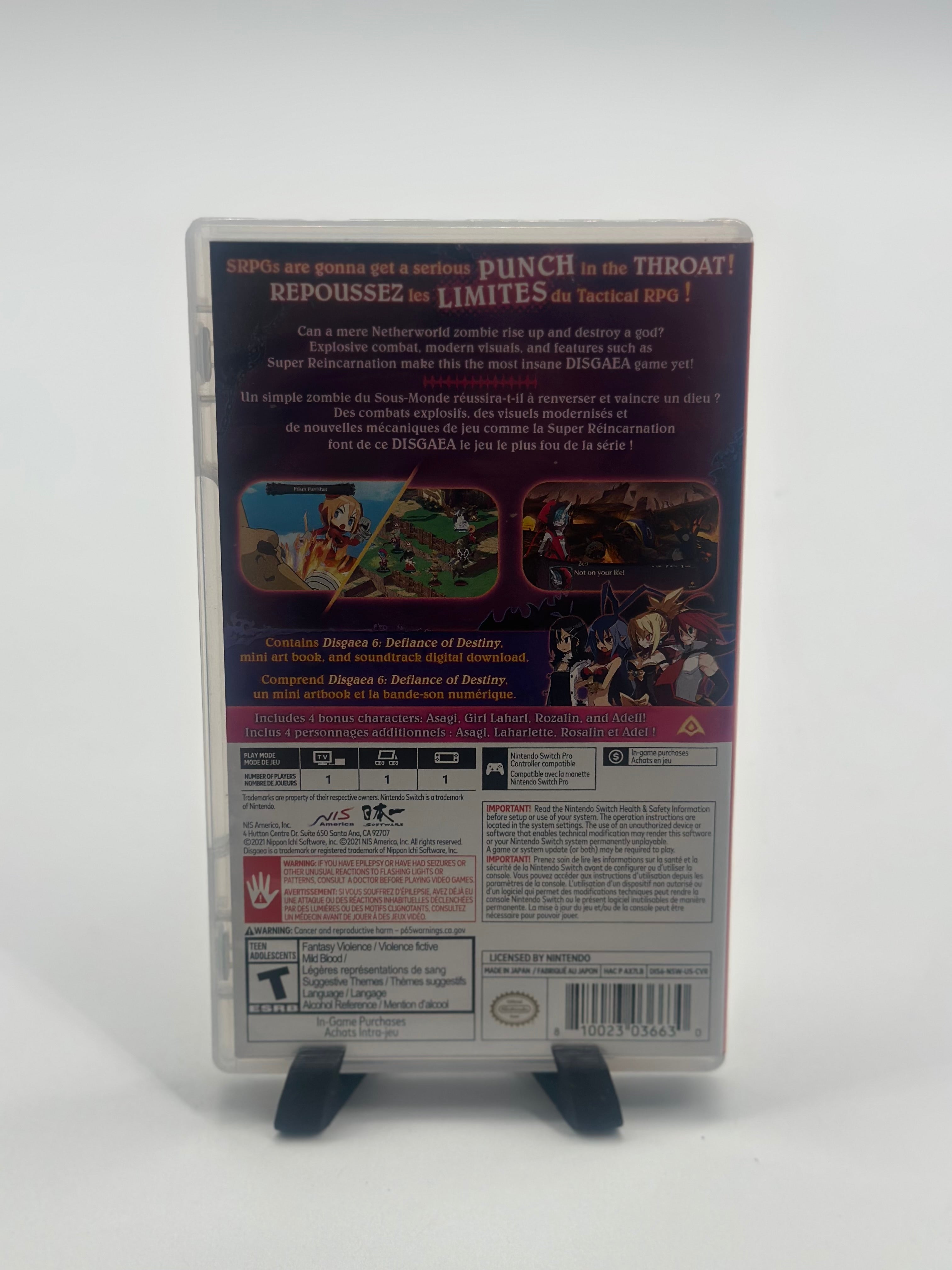 Disgaea 6: Defiance of Destiny [Unrelenting Edition] - Nintendo Switch