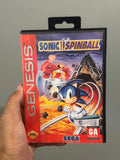Sonic Spinball - Sega Genesis NO MANUAL