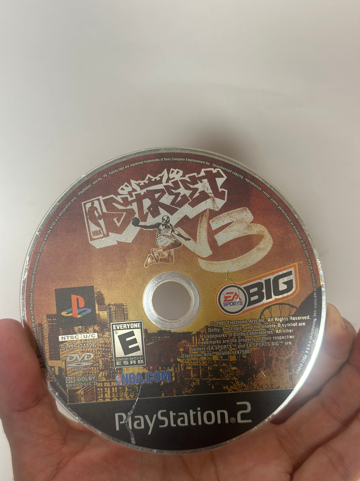 NBA Street Vol 3 - Playstation 2 NO MANUAL