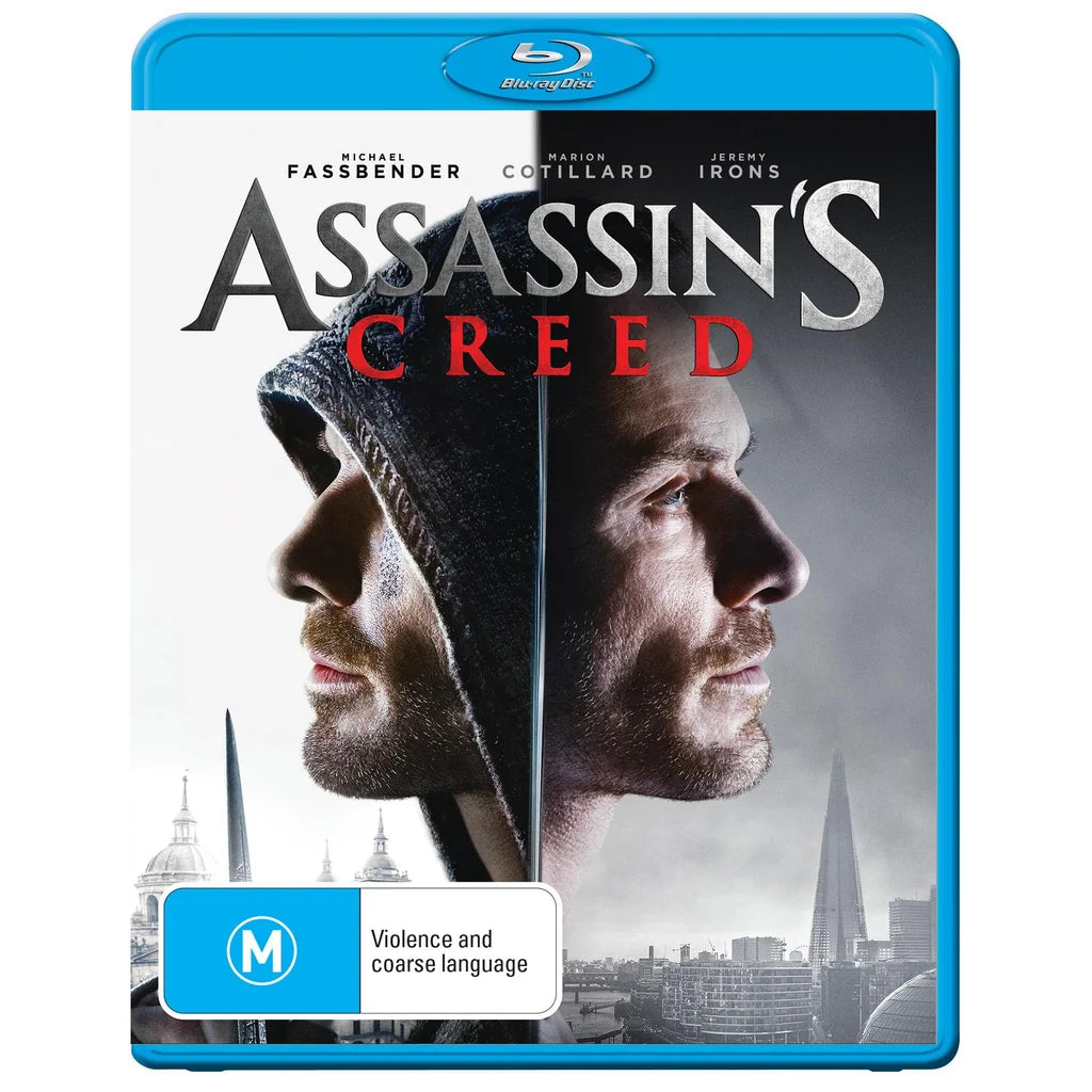 Assassin's Creed (2016) – Blu-ray – Michael Fassbender – Pre-Owned