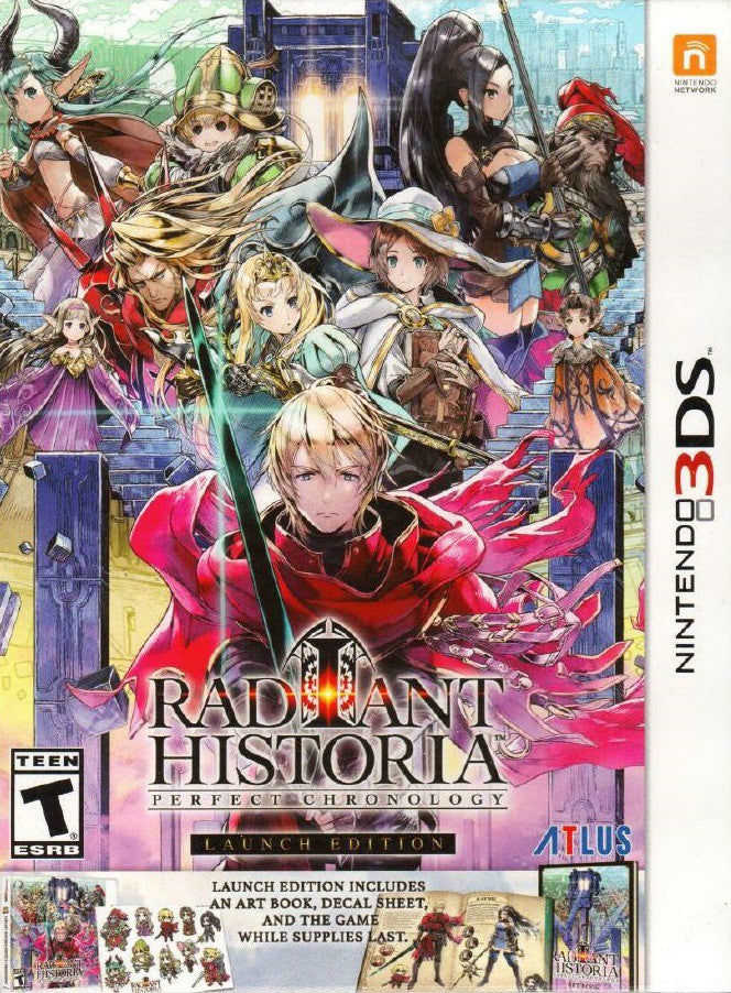 Radiant Historia: Perfect Chronology – Nintendo 3DS – Launch Edition – Preowned with Art Book