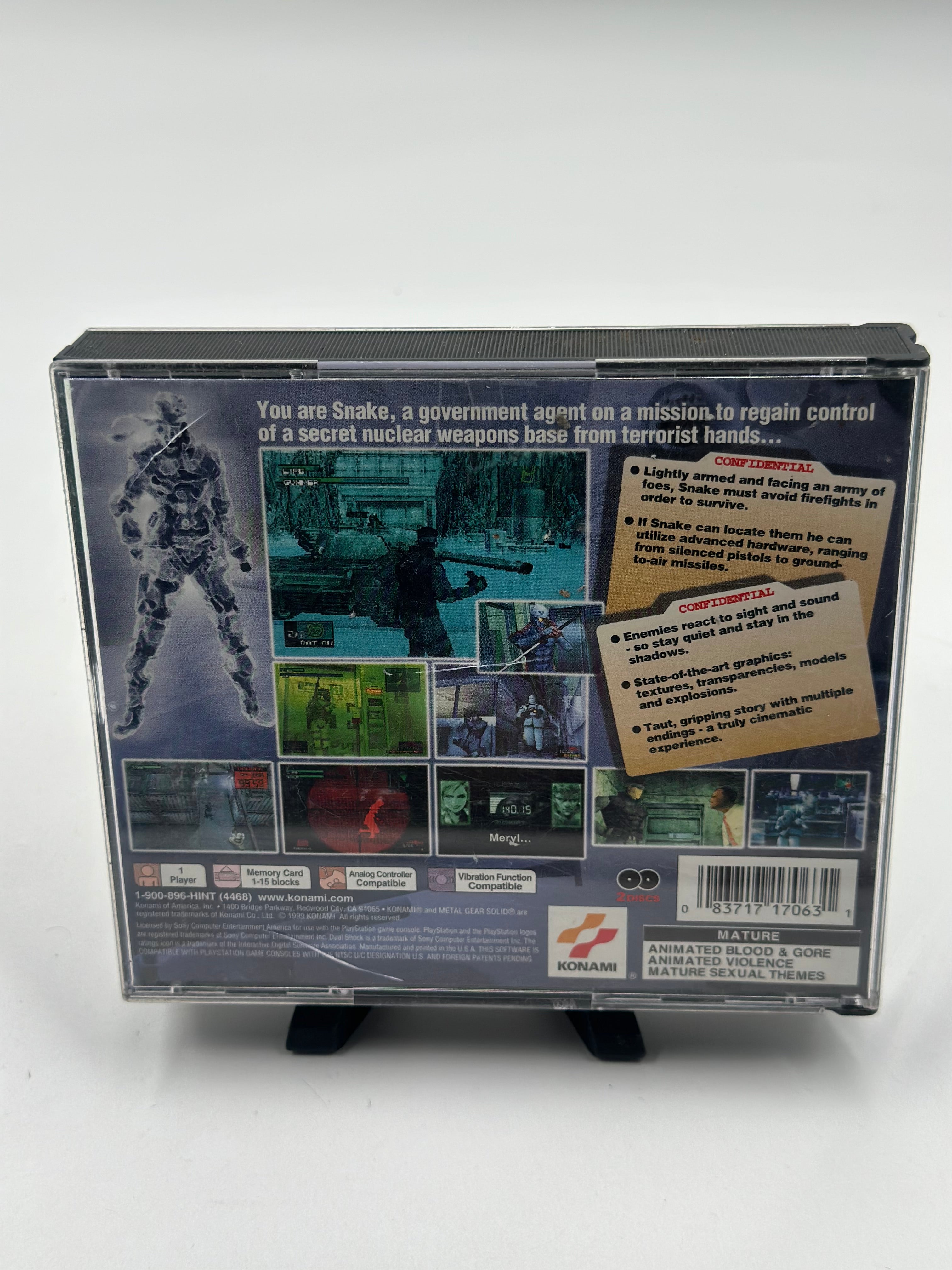 Metal Gear Solid - Playstation Greatest Hits CIB