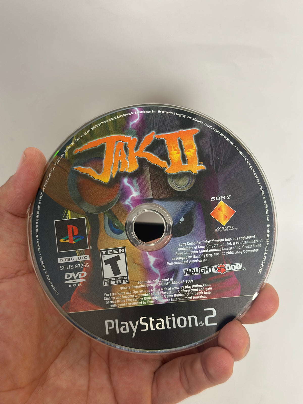 Jak II (Sony PlayStation 2, 2003)Solo disco
