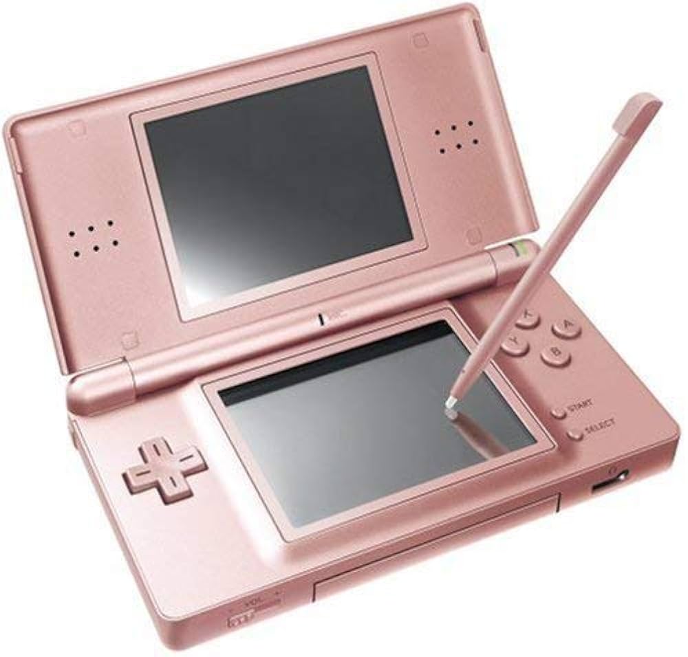Metallic Rose Nintendo DS Lite Console – Preowned, Tested & Working