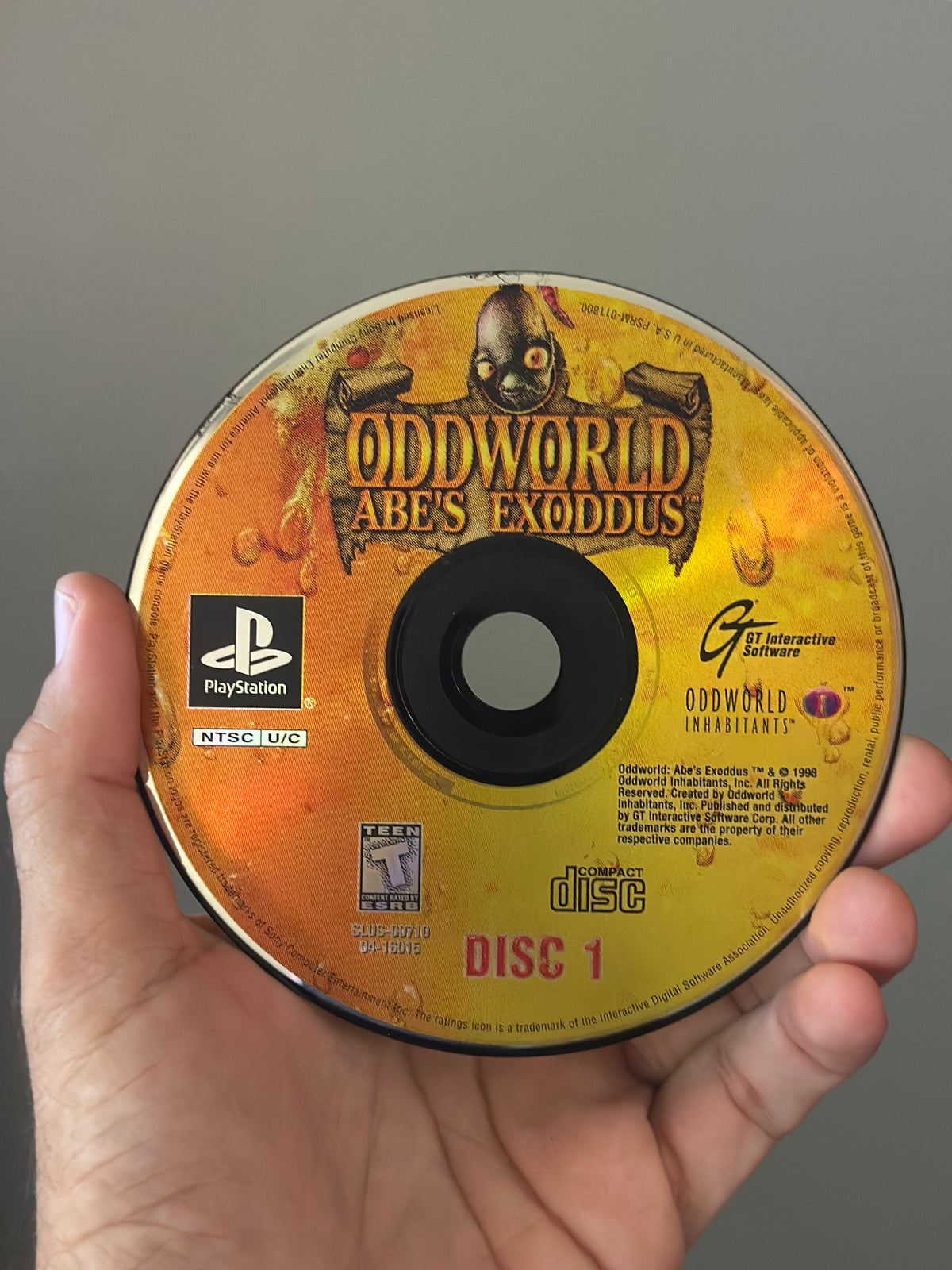 Oddworld Abes Exoddus - Playstation