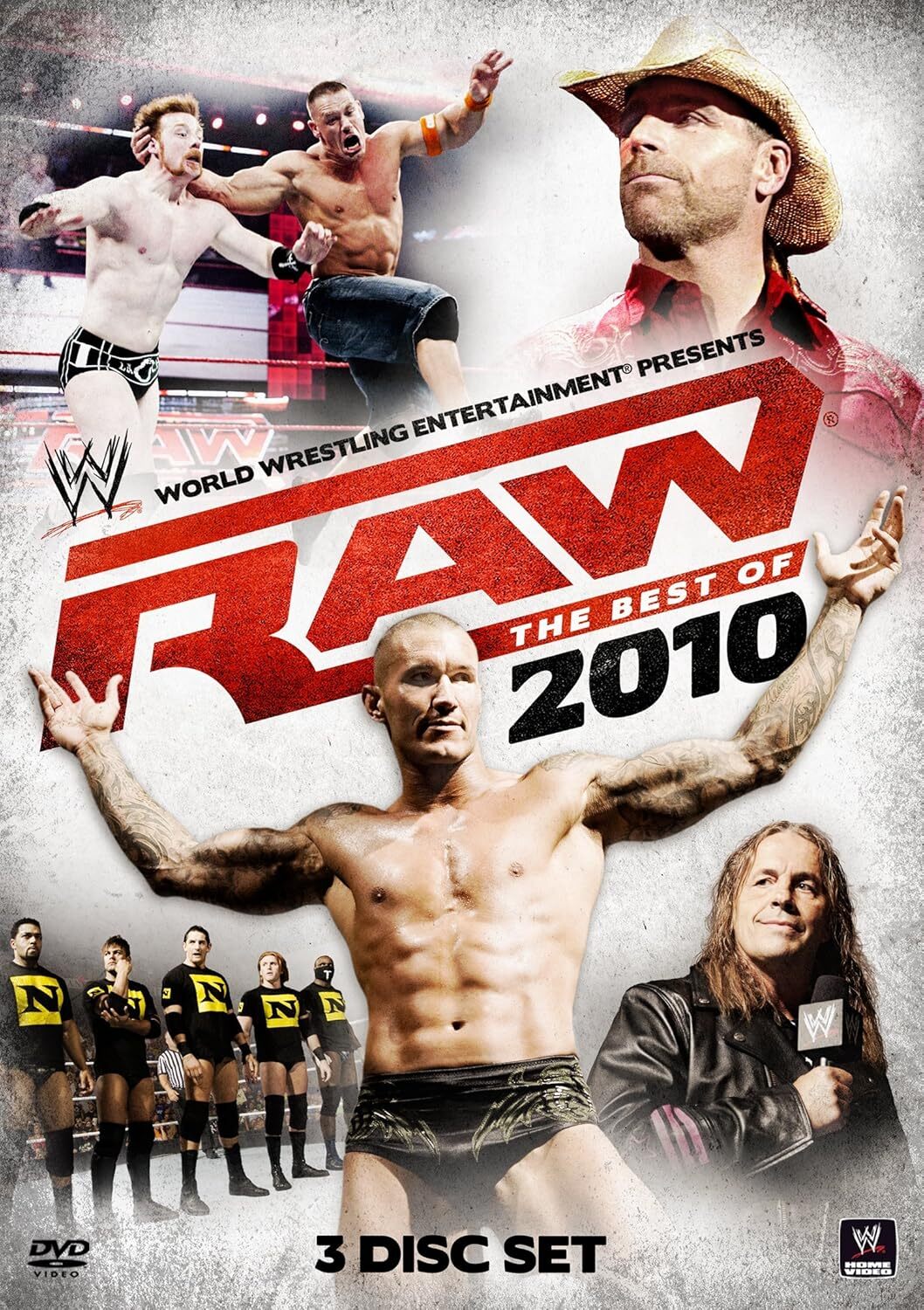 WWE RAW: The Best of 2010 (3-Disc DVD Set) – Preowned