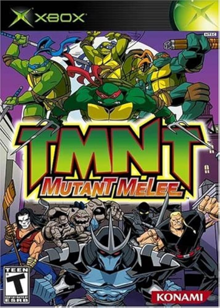 Teenage Mutant Ninja Turtles: Mutant Melee - Xbox Original - Loose Disc