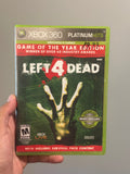 Left 4 Dead - Xbox 360 GOTY NO MANUAL