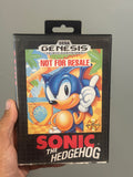 Sonic the Hedgehog - Sega Genesis NO MANUAL