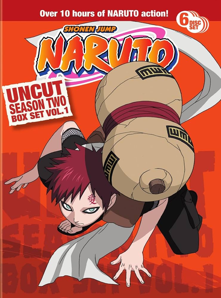 Naruto Uncut: Season Two Vol. 1 DVD Box Set (6-Disc Set) – Pre-Owned