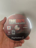 True Crime New York City - Playstation 2 LOOSE DISC
