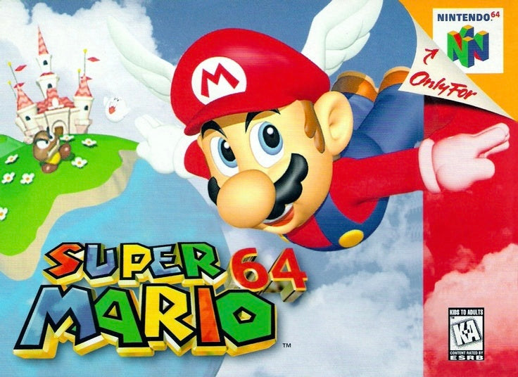 Super Mario 64 - Nintendo 64 LOOSE CART tested and cleaned