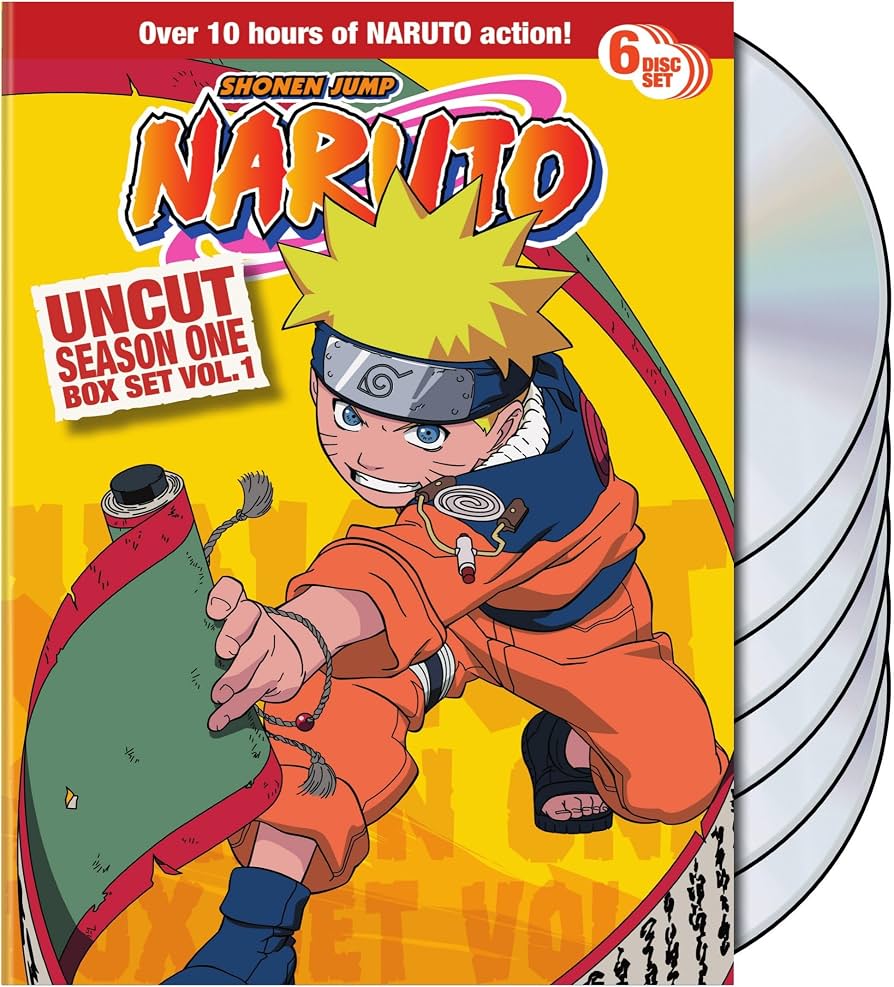 Naruto Uncut Box Set Volume 1 – DVD – Complete Collection – Pre-Owned