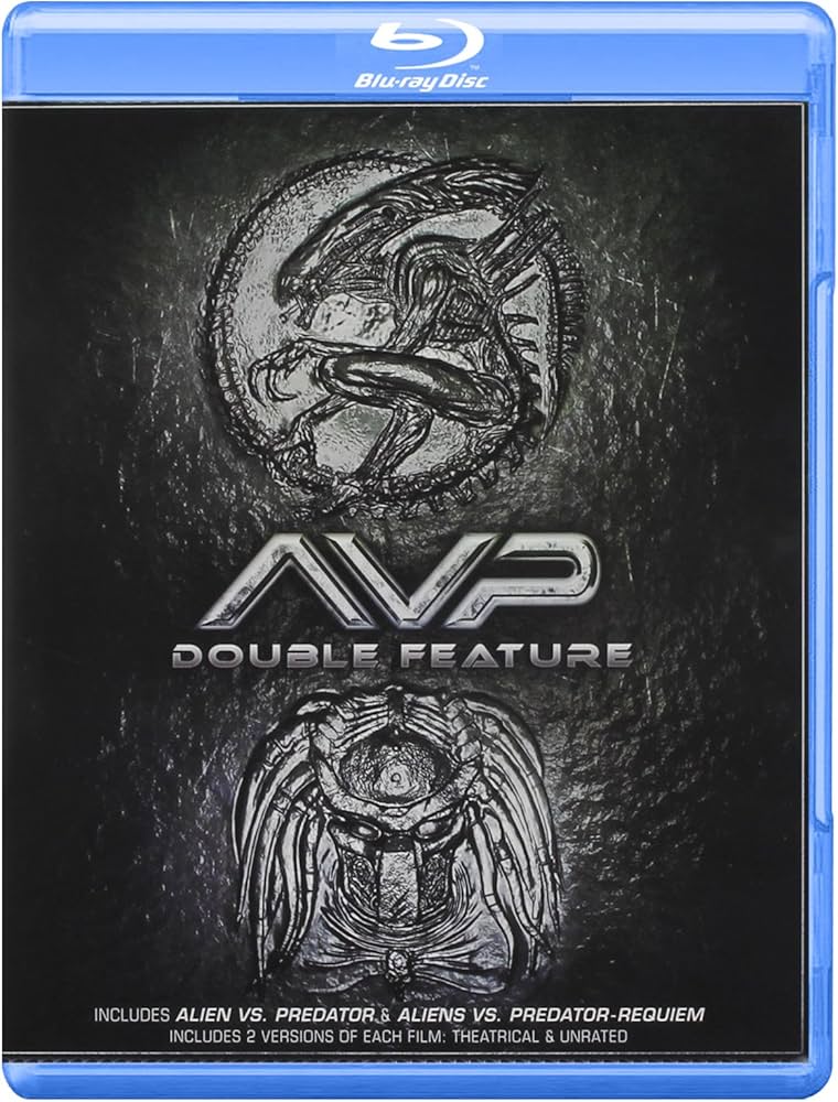 AVP Double Feature Blu-ray Alien vs Predator 2 Movie Collection Preowned Tested