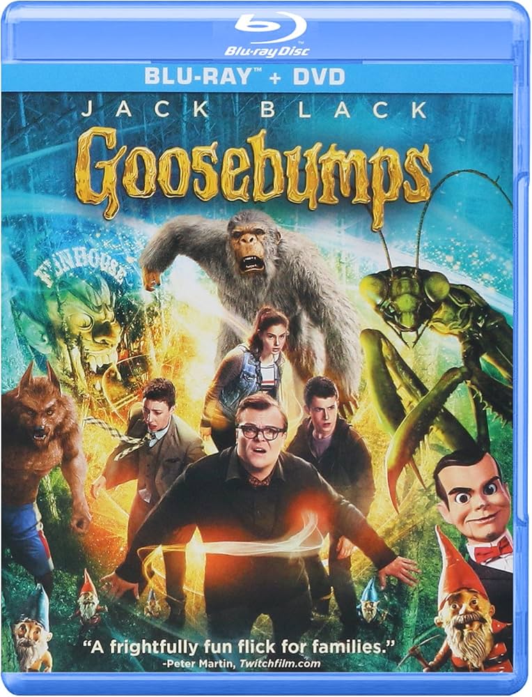 Goosebumps (2015) starring Jack Black – Blu-ray, Pre-Owned