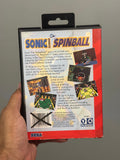 Sonic Spinball - Sega Genesis NO MANUAL