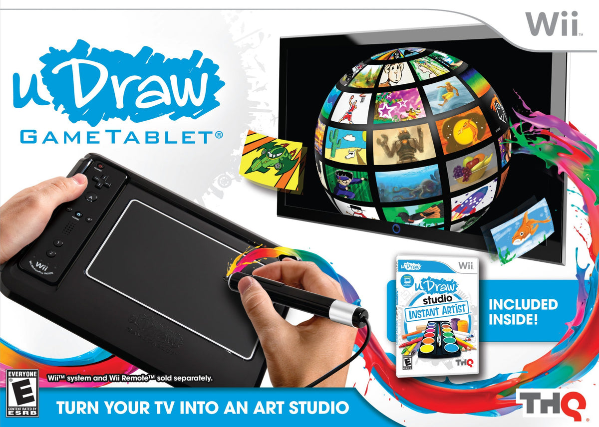 uDraw GameTablet Bundle – Nintendo Wii (Tablet + Instant Artist + Pictionary)