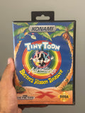 Tiny Toon Adventures: Buster's Hidden Treasure – Sega Genesis (Game & Box Only)
