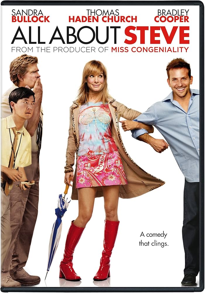 All About Steve - DVD (2009) - Sandra Bullock, Bradley Cooper - Tested & Working