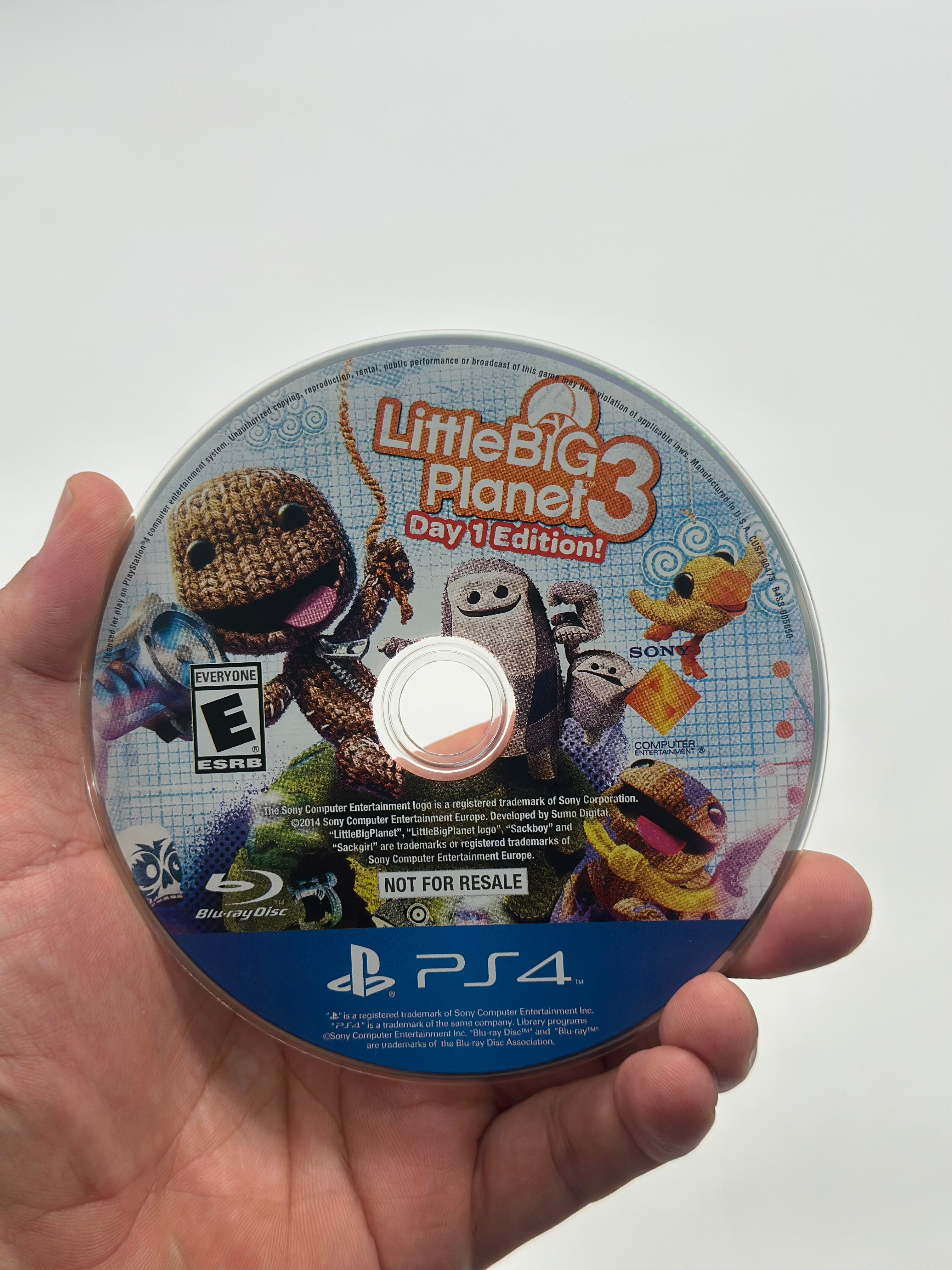 LittleBigPlanet 3 - Playstation 4 LOOSE DISC