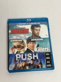 Abduction / Killers / Push 3-Movie Collection Blu-ray – Preowned