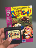Ren & Stimpy: Quest for the Shaven Yak (Sega Game Gear) – Loose Game + Manual