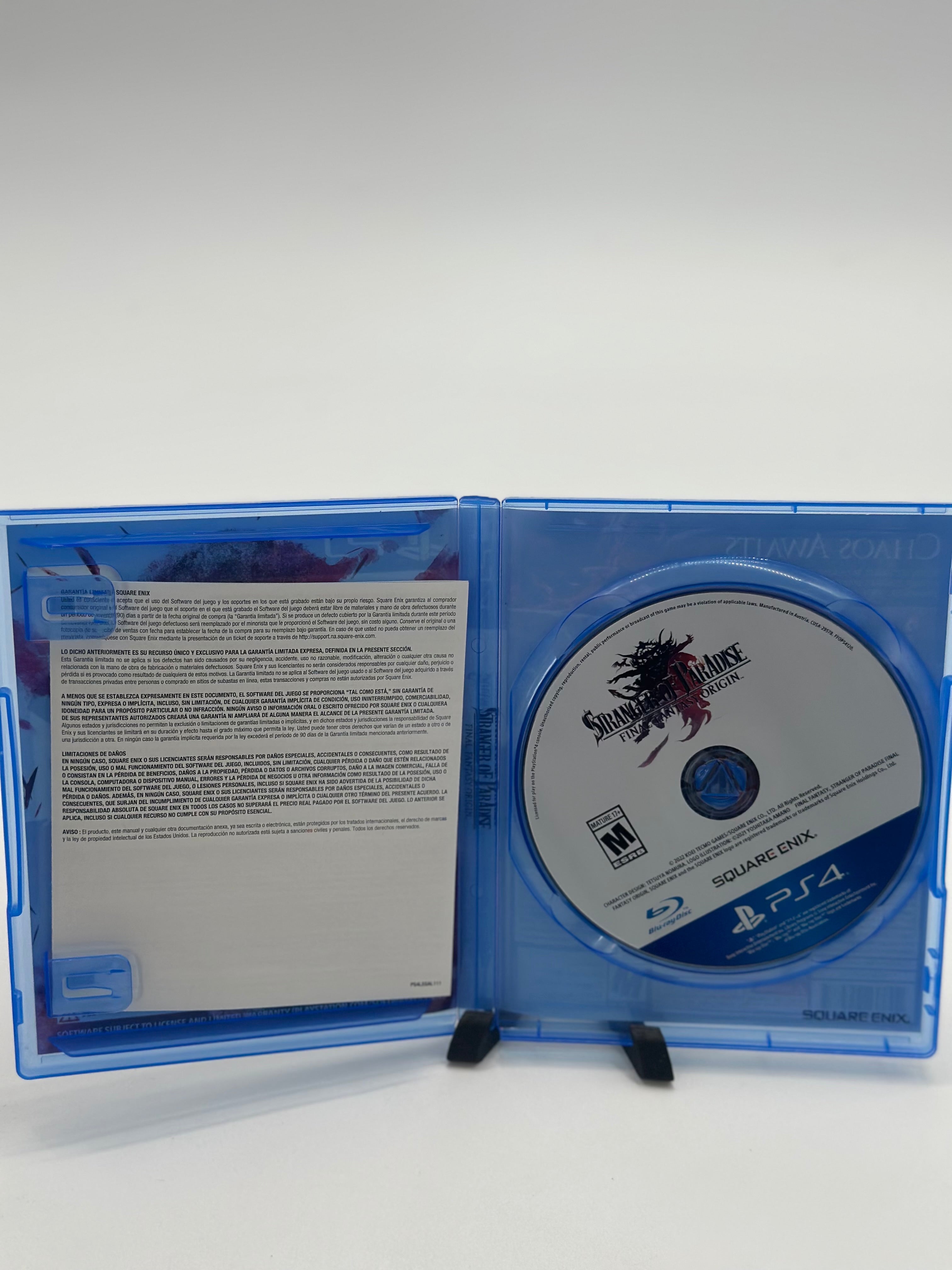 Stranger of Paradise Final Fantasy Origin - Playstation 4