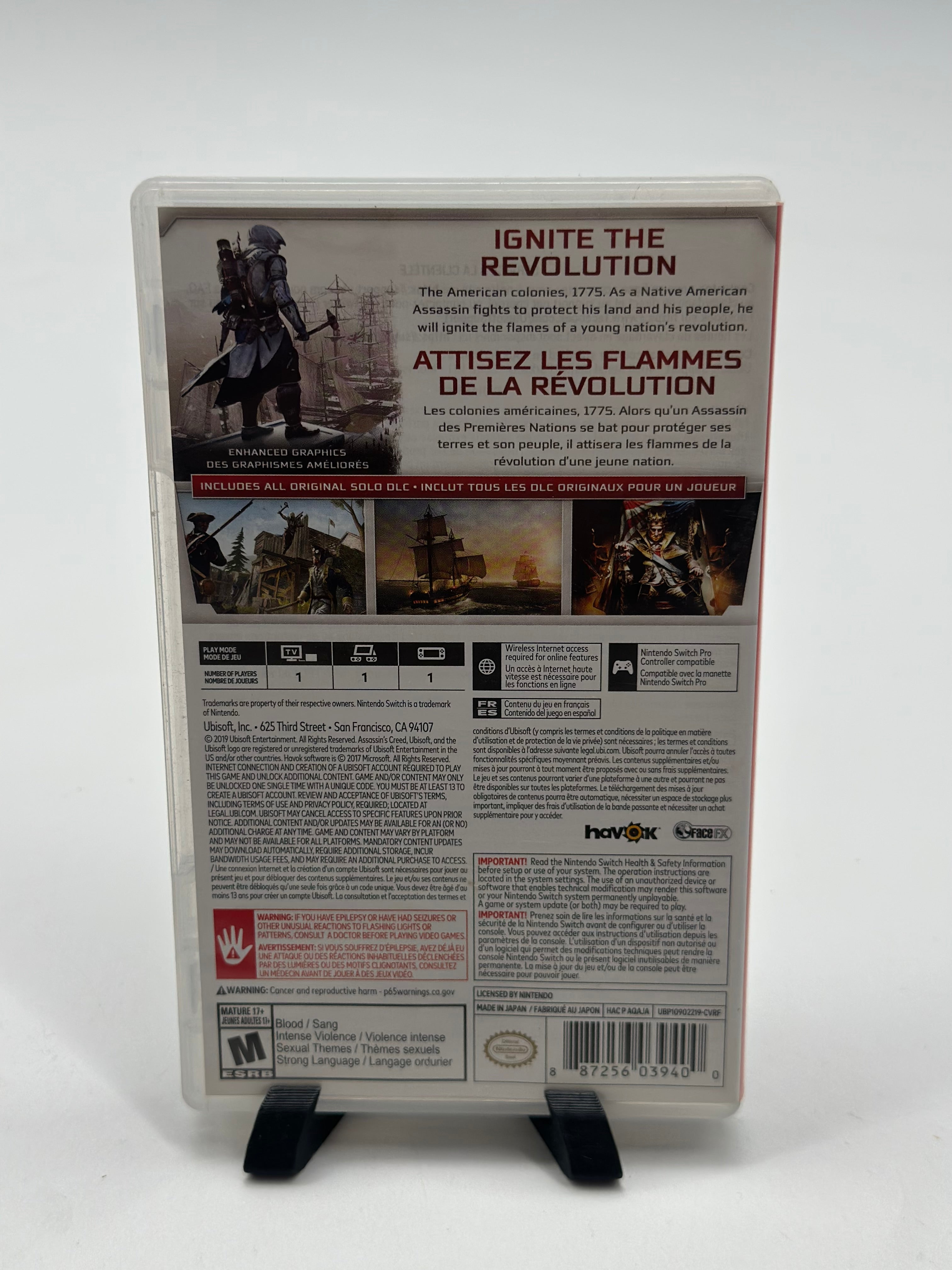Assassin's Creed III Remastered - Nintendo Switch