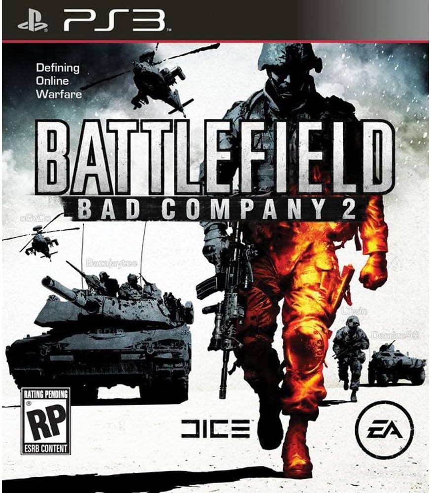 Battlefield: Bad Company 2 - Playstation 3 NO Manual art damage